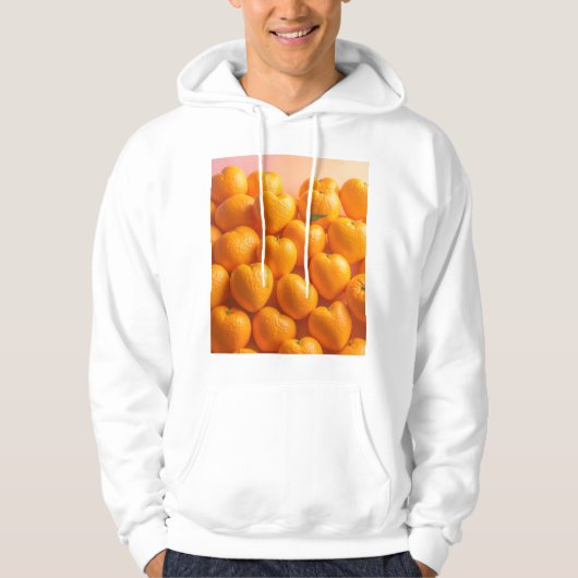 Veste À Capuche Dreamy Citrus Heart (Devant)