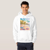 Veste À Capuche Dreamy Tropical Paradise (Devant entier)