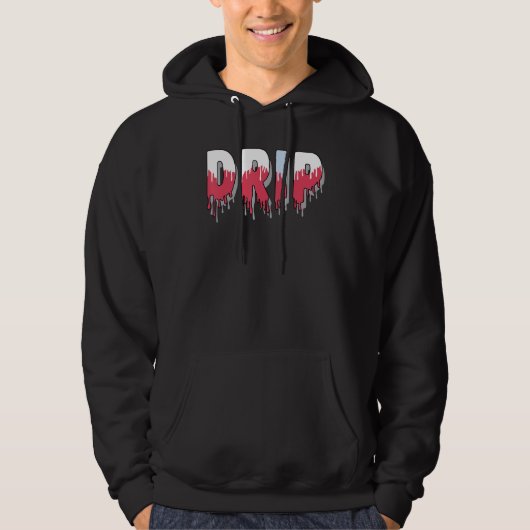 Veste À Capuche Drip Dripping OG Carmine 6s Concordant (Devant)