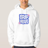 Veste À Capuche Drip Haus – Logo Retro Ludique (Devant)