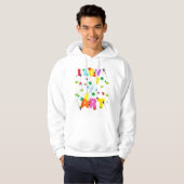 Veste À Capuche Drôle Artiste Enseignant d'Art Raglan (Devant entier)