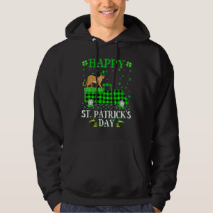 Veste À Capuche Drôle Buffalo Plaid Green Truck Cougar St Patrick