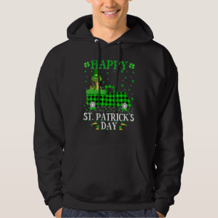 Veste À Capuche Drôle Buffalo Plaid Green Truck Rattlesnake St Pat