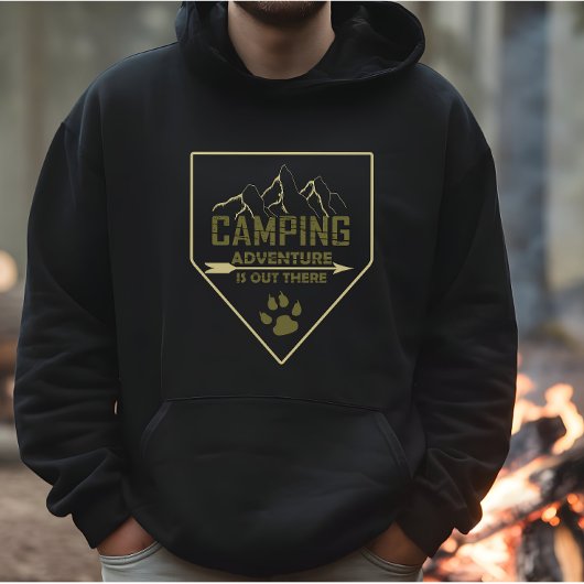 Veste À Capuche Drôle camper de camping dit pour les campeurs