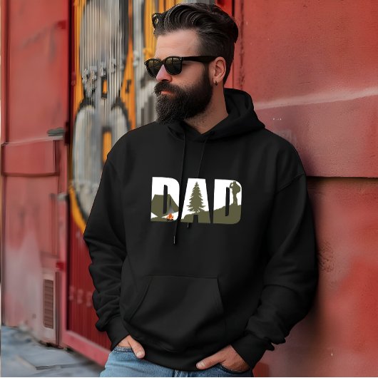 Veste À Capuche Drôle camping camper randonnée hiker papa