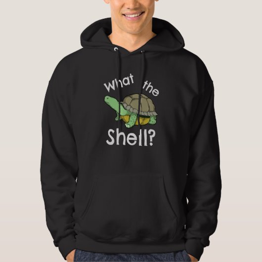 Veste À Capuche Drôle Ce Que Le Pun Shell Joke Tortoise Tortue (Devant)