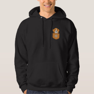 Veste À Capuche Drôle Chien Beagle Dans La Poche