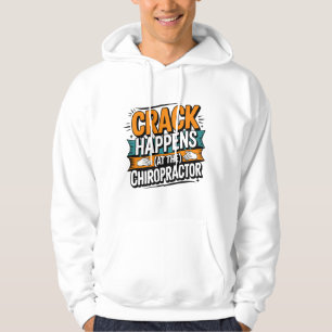 Veste À Capuche Drôle Chiropratique Citation Spine Crack Humour