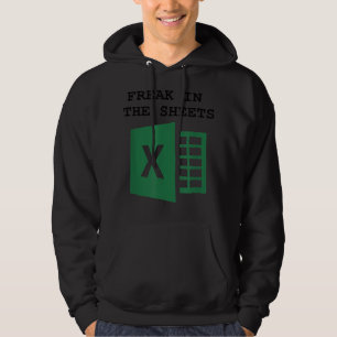 Veste À Capuche Drôle Comptable Spreadsheet Freak Dans Les Feuille