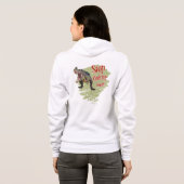Veste À Capuche Drôle de dinosaure arrête de cliquer (Dos entier)