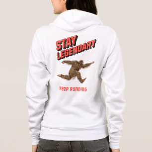 Veste À Capuche Drôle de motivation de course de Bigfoot