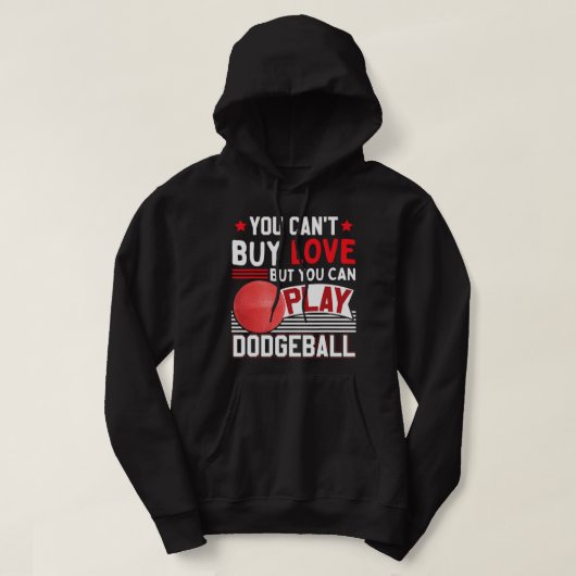 Veste À Capuche Drôle Dodgeball Player 1 (Design devant)