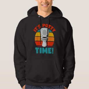 Veste À Capuche Drôle Entraînement Potty C'est Potty Time Toilet H