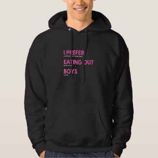 Veste À Capuche Drôle Gay LGBTQ - J'Aime Manger Avec Les Garçons