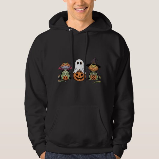 Veste À Capuche Drôle Halloween Dragons Portés (Devant)
