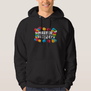 Veste À Capuche Drôle Maître Constructeur Blocs Cadeaux Hommes Fem