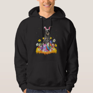Veste À Capuche Drôle OEuf de Pâques Bleu Chien Heeler Dimanche de