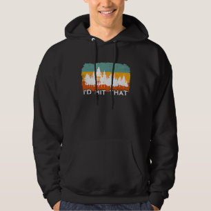 Veste À Capuche Drôle Rétro Disc Golf Je Frapperais Cette Golf De
