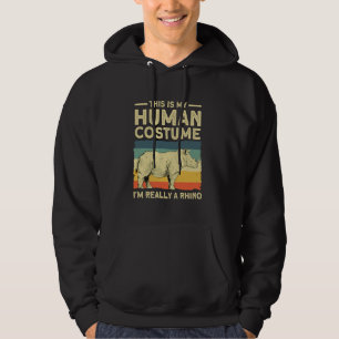 Veste À Capuche Drôle Rhino Art Pour Hommes Femmes Rhinoceros Rhin