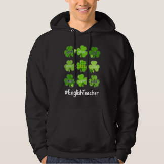 Veste À Capuche Drôle Shamrock Enseigner Amour Anglais Enseignant 