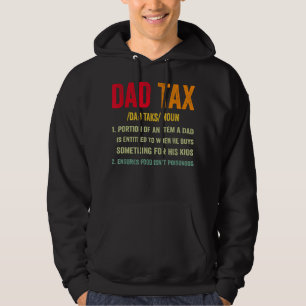 Veste À Capuche Drôle Vintage papa Définition de l'impôt Vêtements