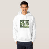 Veste À Capuche DUBSTEP bourgeonne la musique de Dubstep (Devant entier)
