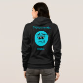VESTE À CAPUCHE DYSAUTONOMIE SUCKS (Dos entier)