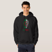Veste À Capuche Dz Équipe Algérie Drapeau Imprimer Indépendance al (Devant entier)
