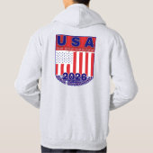VESTE À CAPUCHE É.-U. WTP CG 2026 (Dos)