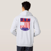 VESTE À CAPUCHE É.-U. WTP CG 2026 (Dos entier)