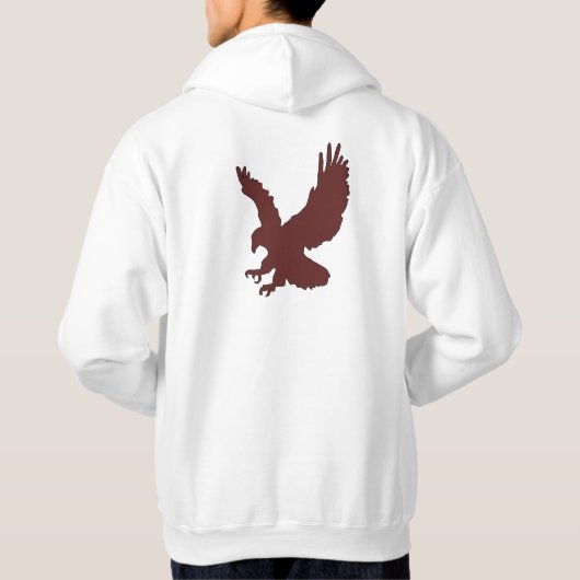 Veste À Capuche Eagle Hunter Quote Design (Dos)