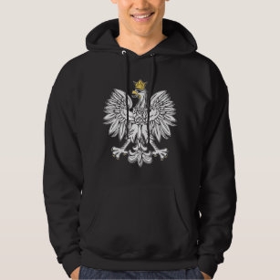 Veste À Capuche Eagle polonais avec la couronne d'or