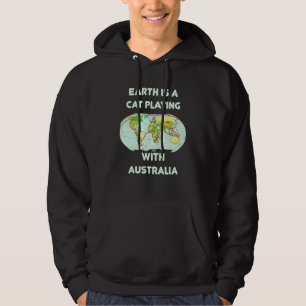 Veste À Capuche Earth Cat Jouer Avec La Forme De Balle Australie G
