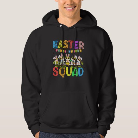 Veste À Capuche Easter Squad Bunny Rabbit Happy Easter Day Party M (Devant)