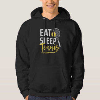Veste À Capuche Eat Sleep Tennis Player Funny Men's Women's Sports