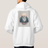 Veste À Capuche Eau-de-vie Tendance Unique Moderne (Dos)