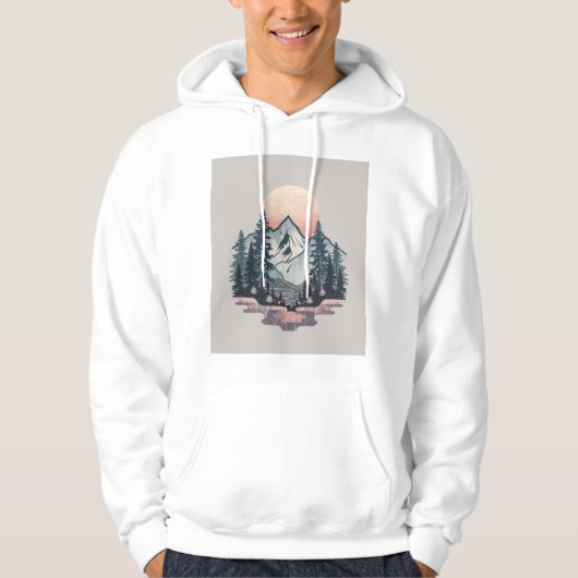 Veste À Capuche Eau-de-vie Tendance Unique Moderne (Devant)
