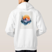 Veste À Capuche Eau-de-vie unique moderne tendance (Dos)