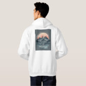 Veste À Capuche Eau-de-vie unique moderne tendance (Dos entier)