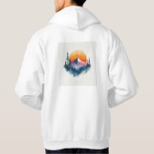 Veste À Capuche Eau-de-vie unique moderne tendance (Dos)