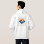 Veste À Capuche Eau-de-vie unique moderne tendance (Dos entier)