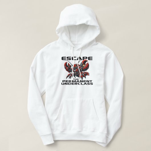 Veste À Capuche Échappez à la sous-classe permanente OpenClaw Lobs (Design devant)