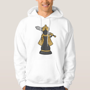 Veste À Capuche Échecs Queen au jeu d'échecs avec épée