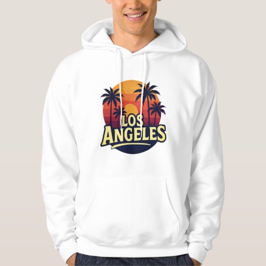 Veste À Capuche Échos urbains de Los Angeles (Devant)