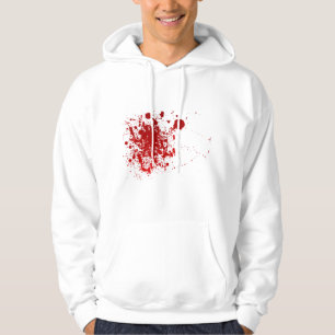 Veste À Capuche Éclaboussure de sang