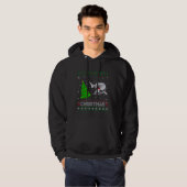Veste À Capuche Éclairage des arbres de Noël de l'esturgeon (Devant entier)