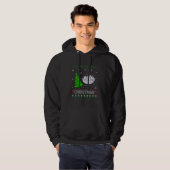 Veste À Capuche Éclairage d'un arbre de Noël moche pull de Noël (Devant entier)