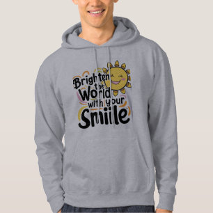 Veste À Capuche Éclairer le monde avec votre sourire