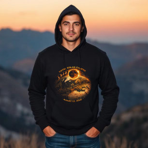 Veste À Capuche Éclipse solaire totale 2026