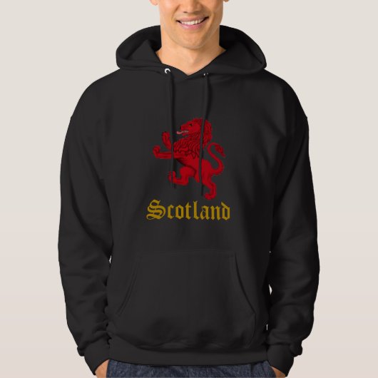 Veste À Capuche Écosse, Lion Rampant (Devant)